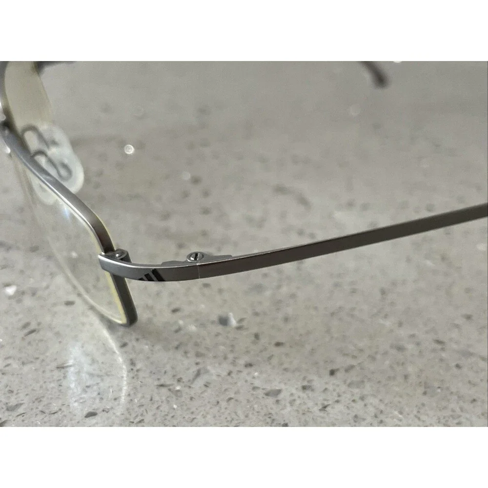 adidas Eyeglasses Frames ONLY a945 60 6055 Grey Rectangular Full Rim 45-18-120